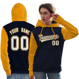 Custom Unique Long-Sleeve Training Pullover Raglan Sleeves Hoodie Sports For Women Stitched Name Number