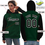 Custom Cotton Pullover Raglan Sleeves Hoodie For Women Personalized Embroideried Your Team Logo