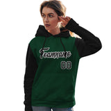 Custom Cotton Pullover Raglan Sleeves Hoodie For Women Personalized Embroideried Your Team Logo