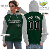 Custom Individualized Long-Sleeve Sportswear For Women Pullover Raglan Sleeves Hoodie