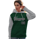 Custom Individualized Long-Sleeve Sportswear For Women Pullover Raglan Sleeves Hoodie