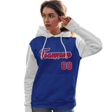 Custom Cotton Pullover Raglan Sleeves Hoodie For Women Personalized Embroideried Your Team Logo