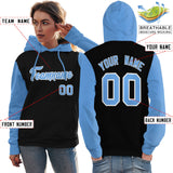 Custom Cotton Pullover Raglan Sleeves Hoodie For Women Personalized Embroideried Your Team Logo