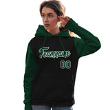 Custom Pullover Hoodie Raglan Sleeves Embroideried Your Team Logo Personalized Hip Hop Sportswear For Women