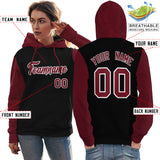 Custom Individualized Long-Sleeve Sportswear For Women Pullover Raglan Sleeves Hoodie