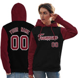 Custom Individualized Long-Sleeve Sportswear For Women Pullover Raglan Sleeves Hoodie