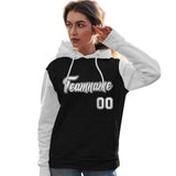 Custom Cotton Pullover Raglan Sleeves Hoodie For Women Personalized Couples Stitched Team Name Number