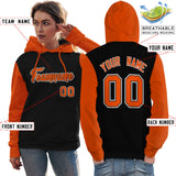 Custom Cotton Pullover Raglan Sleeves Hoodie For Women Personalized Embroideried Your Team Logo