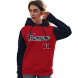 Custom Individualized Long-Sleeve Sportswear For Women Pullover Raglan Sleeves Hoodie