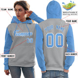 Custom Individualized Long-Sleeve Sportswear For Women Pullover Raglan Sleeves Hoodie