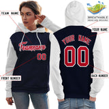 Custom Cotton Pullover Raglan Sleeves Hoodie For Women Personalized Embroideried Your Team Logo