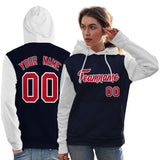 Custom Cotton Pullover Raglan Sleeves Hoodie For Women Personalized Embroideried Your Team Logo