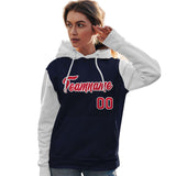 Custom Cotton Pullover Raglan Sleeves Hoodie For Women Personalized Embroideried Your Team Logo