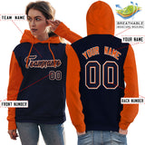 Custom Cotton Pullover Raglan Sleeves Hoodie For Women Personalized Embroideried Your Team Logo