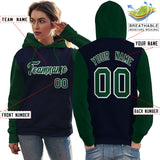 Custom Individualized Long-Sleeve Sportswear For Women Pullover Raglan Sleeves Hoodie