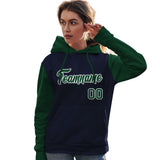 Custom Individualized Long-Sleeve Sportswear For Women Pullover Raglan Sleeves Hoodie