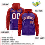 Custom Tailor Made Full-Zip Raglan Sleeves Hoodie Sports Fashion Sweatshirt Embroideried Your Team Logo