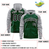 Custom Made to Order Long-Sleeve Full-Zip Hoodie Raglan Sleeves Your Style Defined