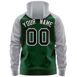 Custom Made to Order Long-Sleeve Full-Zip Hoodie Raglan Sleeves Your Style Defined