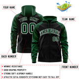 Custom Long-Sleeve Full-Zip Hoodie Raglan Sleeves For Personal Touch Stitched Team Name Number Logo