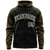 Custom Tailor Made Full-Zip Raglan Sleeves Hoodie Sports Fashion Sweatshirt Embroideried Your Team Logo