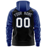 Custom Stitched Team Name Number and Logo Raglan Sleeves Fashion Full-Zip Hoodie