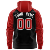 Custom Tailor Made Full-Zip Raglan Sleeves Hoodie Sports Fashion Sweatshirt Embroideried Your Team Logo