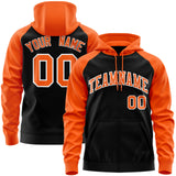 Custom Your Logo Workwear Full-Zip Raglan Sleeves Hoodie for Outdoor Team Work Uniform Unisex