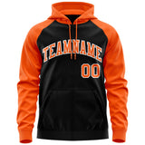 Custom Your Logo Workwear Full-Zip Raglan Sleeves Hoodie for Outdoor Team Work Uniform Unisex