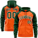 Custom Your Logo Workwear Full-Zip Raglan Sleeves Hoodie for Outdoor Team Work Uniform Unisex