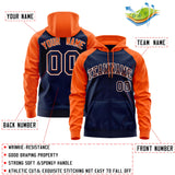 Custom Tailor Made Full-Zip Raglan Sleeves Hoodie Sports Fashion Sweatshirt Embroideried Your Team Logo