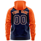 Custom Tailor Made Full-Zip Raglan Sleeves Hoodie Sports Fashion Sweatshirt Embroideried Your Team Logo