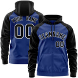 Custom Tailor Made Full-Zip Raglan Sleeves Hoodie Sports Fashion Sweatshirt Stitched Team Name Number