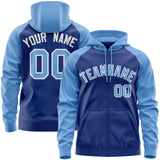 Custom Individualized Full-Zip Raglan Sleeves Fashion Sport Hoodie Define Your Look For All Ages