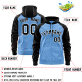 Custom Individualized Full-Zip Raglan Sleeves Fashion Sport Hoodie Define Your Look For All Ages