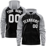 Custom Tailor Made Full-Zip Raglan Sleeves Hoodie Sports Fashion Sweatshirt Stitched Team Name Number