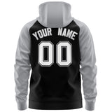 Custom Tailor Made Full-Zip Raglan Sleeves Hoodie Sports Fashion Sweatshirt Stitched Team Name Number