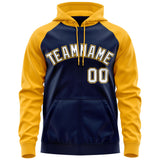 Custom Traditional All-Ages Sport Full-Zip Raglan Sleeves Hoodie Stitched Name Number