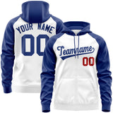 Custom Full-Zip Raglan Sleeves For Man Personalized Sweatshirt Stitched Name Number