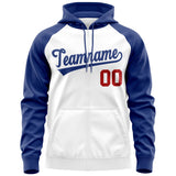 Custom Full-Zip Raglan Sleeves For Man Personalized Sweatshirt Stitched Name Number