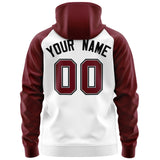 Custom Personalized Long-Sleeve Zippered Workout Full-Zip Raglan Sleeves Hoodie Fashion Sweatshirt