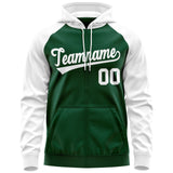 Custom Full-Zip Raglan Sleeves For Man Personalized Sweatshirt Stitched Name Number