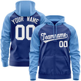 Custom Rain Defender Loose Fit Heavyweight Full-Zip Hoodie Raglan Sleeves Sweatshirt