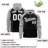 Custom Full-Zip Raglan Sleeves For Man Personalized Sweatshirt Stitched Name Number