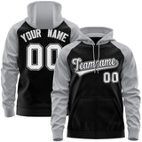 Custom Full-Zip Raglan Sleeves For Man Personalized Sweatshirt Stitched Name Number