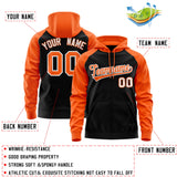 Custom Unique Long-Sleeve Zippered Training Full-Zip Raglan Sleeves Hoodie Stitched Name Number