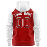 Custom Full-Zip Raglan Sleeves For Man Personalized Sweatshirt Stitched Name Number