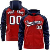 Custom Individualized Full-Zip Raglan Sleeves Fashion Sport Hoodie Define Your Look