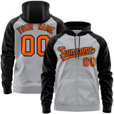 Custom Full-Zip Raglan Sleeves For Man Personalized Sweatshirt Stitched Name Number