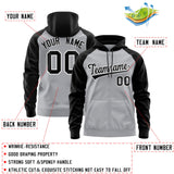 Custom Individualized Full-Zip Raglan Sleeves Fashion Sport Hoodie Define Your Look